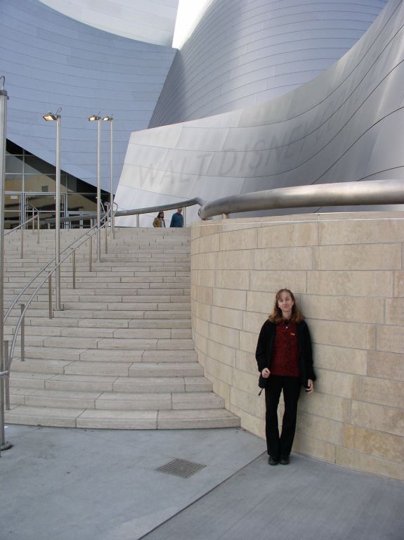 Mia at Disney Concert Hall